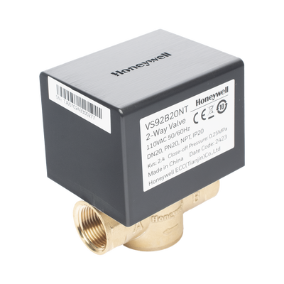 Válvula 1/2″ de control eléctrica VS9 para fan coil: DN20: PN20: 2 vías: 110 V CA: conexión NPT