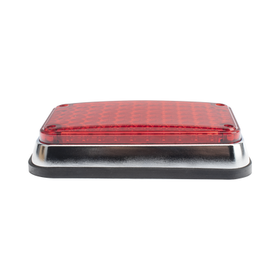 Luz de Advertencia de 6X4″, Color Rojo, Ideal para Ambulancias