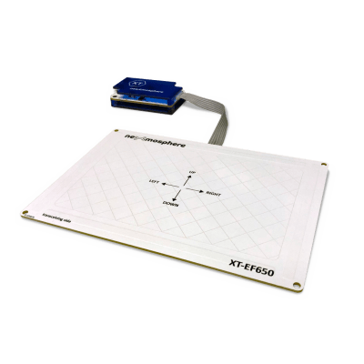 Sensor de Gestos Aéreos / Detección Touchless / AirButton + AirGesture + AirWheel / Campo Detección 140×90 mm (5.5×3.5 in) / Integración X-talk / 5V DC
