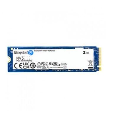 UNIDAD DE ESTADO SOLIDO KINGSTON NV3 2TB M.2 2280 NVME PCIE GEN 4X4 R.6000MB/S W.5000MB/S