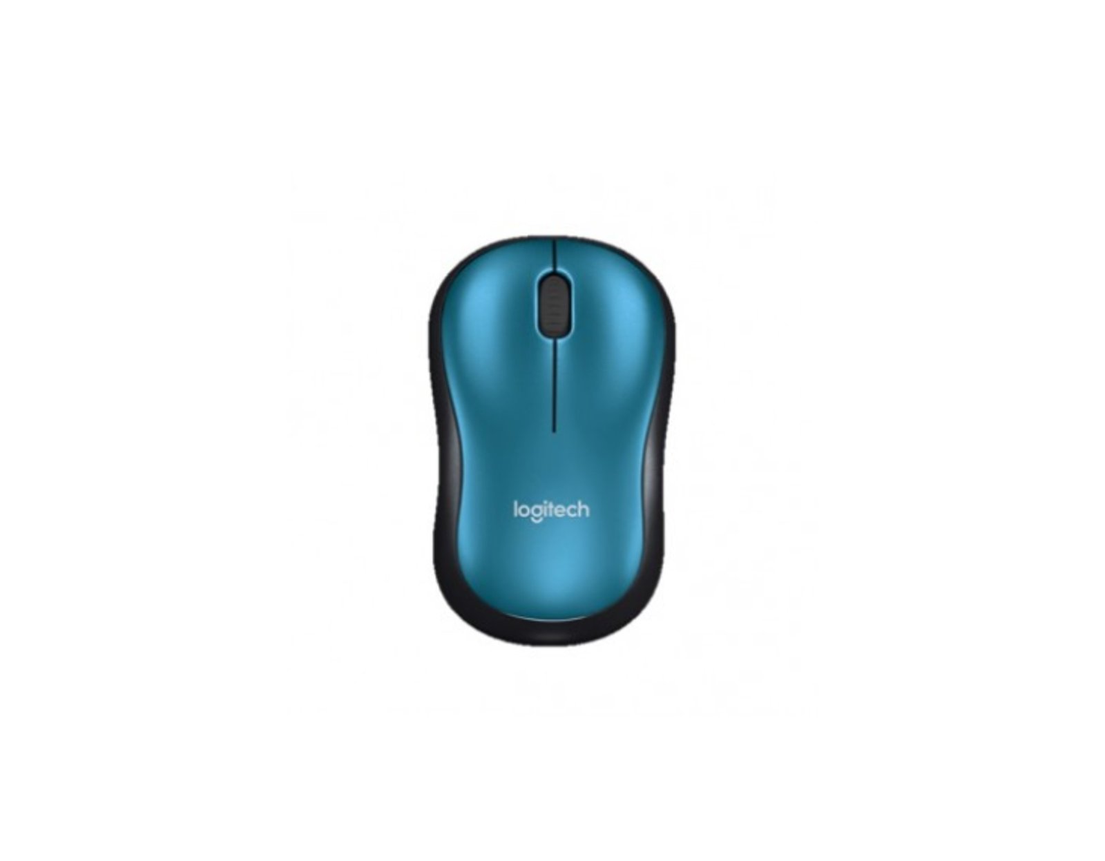 Mouse LOGITECH M185, Negro, 3 botones, RF Wireless+USB, Óptico