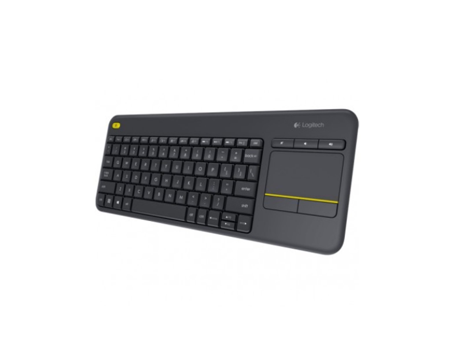 Wireless Touch Keyboard LOGITECH K400 PLUS, Negro, Inalámbrico - Imagen 2