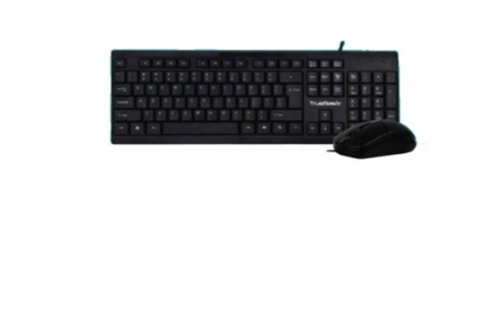 Kit Teclado Estándar y Mouse ACTECK AC-928984 , Estándar, 105 teclas, Negro