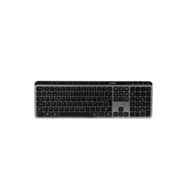 Teclado Inalámbrico 2.4hz Inspire Krea TI755 Acteck Elite Series Teclado Inalámbrico Dongle 2.4Mhz, Rango 10m, Bluetooth 5.1, USB A- USB C, 3 Dispositivos