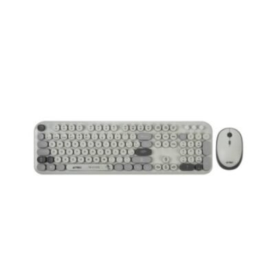 Kit Teclado y mouse Inalámbricos 2.4hz Creator Chic K-Colors MK485 Advanced Series Teclado Inalambrico Dongle 2.4Mhz, Rango 10m, 105 teclas