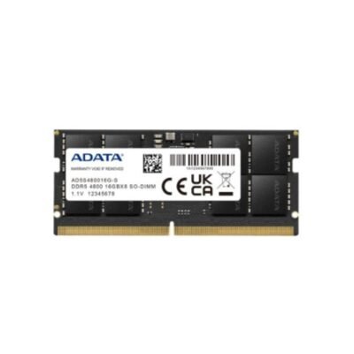 Memoria RAM ADATA, DDR5 16GB SODIMM 4800MHz. NP. AD5S480016G-S