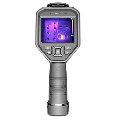 M31T – Cámara Termográfica Portátil Dual / Super IR 768 x 576 / Lente Óptico (8 Megapixel) / WiFi / IP54 / Ranura MicroSD hasta 64 Gb  / Hasta 4 Horas de Funcionamiento Continuo
