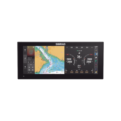 Monitor Marino Ultrawide / Pantalla 12 pulgadas / SolarMAX IPS HD / Sonar Active Imaging 91.4 m (300 ft) / Integración Mercury Honda Suzuki / NMEA 2000 Ethernet USB Wi-Fi