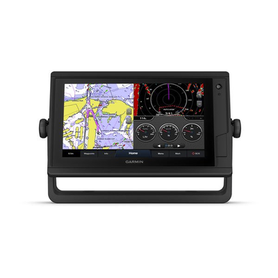 Chartplotter Náutico / 9″ WSVGA Táctil / 1024×600 px / GPS+GLONASS 10 Hz / IPX7 / 10-32V DC / Compatible Sondas Garmin / Mapas BlueChart LakeVü