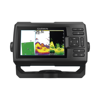 Ecosonda GPS / Pantalla WVGA 5.0″ / Resolución 800×480 / GPS WAAS / CHIRP Dual 50/77/200 kHz / ClearVü / 500 W RMS / IPX7