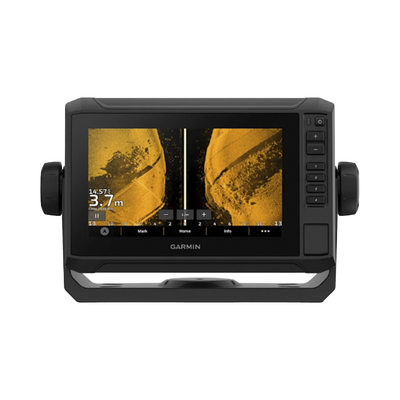 Plotter de Navegación / Pantalla Táctil WVGA 7″ / GPS Multibanda y Multiconstelación / Sonda CHIRP con ClearVü y SideVü / AIS y DSC / IPX7 / NMEA 2000