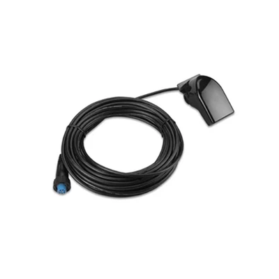 Transductor montaje espejo / Doble haz 77/200 kHz / 500 W / 1,900 ft / 8 pines / 30 ft cable / 0-70°