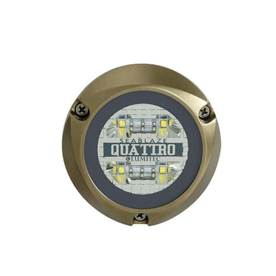 Luz LED Submarina RGBW / 2000 Lúmenes / IP68 / Bronce Naval / 10-24 VCC