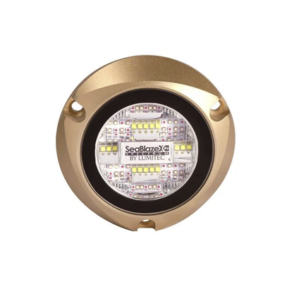 Luz LED Marina Subacuática / Blanco y Azul / 6000 Lúmenes / IP68 / Brone Naval / 10-24 VCD