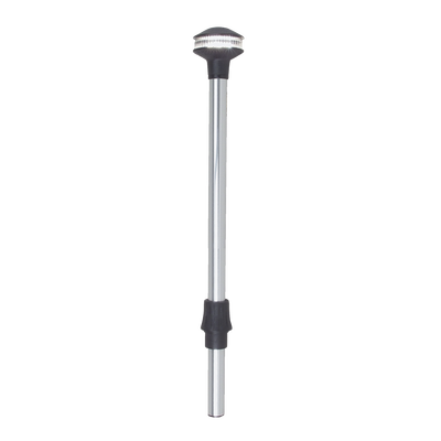 Luz de Navegación / 2 Millas USCG / 12 V / 9 W / Poste Stow-A-Way / Lente Estriado Transparente