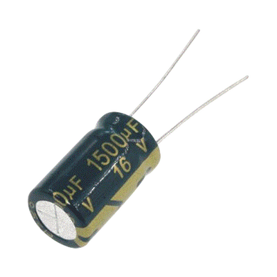 Capacitor Electrolítico / 1500 µF / 16 Vcc / Radial / 105 °C / 10 x 20 mm