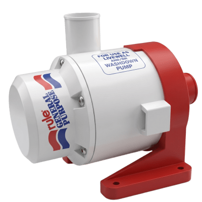 Bomba de Achique Sumergible / 12V CD / 3,800 GPH / Ejes de Acero Inoxidable / Protección Térmica TCO / Certificación CE e ISO 8849