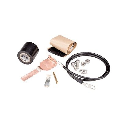 Kit de Aterrizaje para Cable Coaxial / 100,000 A Pico / Conductor 1524 mm (60 ft) / Diámetro Máx 9.652 mm (0.380 ft) / Guía de Onda WR28 y WG22