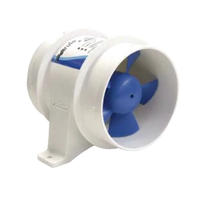 Soplador de Aire / 4 pulgadas (102 mm) / 235 CFM / 13.6 VCC / 4.3 A / Carcasa Niquelada Resistente a Corrosión