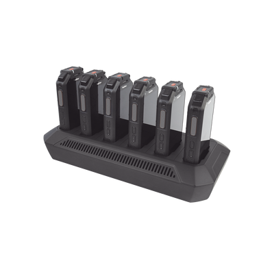Multi-Cargador de Escritorio / 6 Ranuras / 5V 2A por Puerto / 100-240V / 1.05 x 0.49 x 0.18 pies