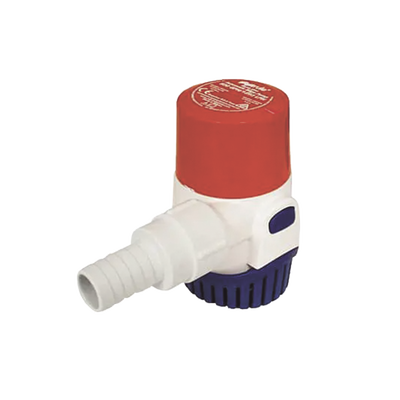 Bomba Sumergible Automática / 1100 GPH / 12 VDC / Descarga 2 m (6.6 ft) / Conexiones 25 mm y 28 mm / 3.7 A