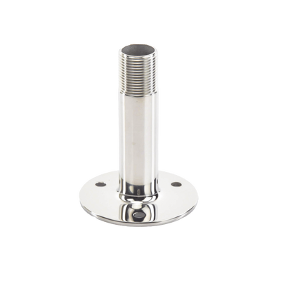 Montaje Recto / Acero Inoxidable / 4 in Alto / 3 in Base / Rosca 1-1/4 in / 0.26 kg