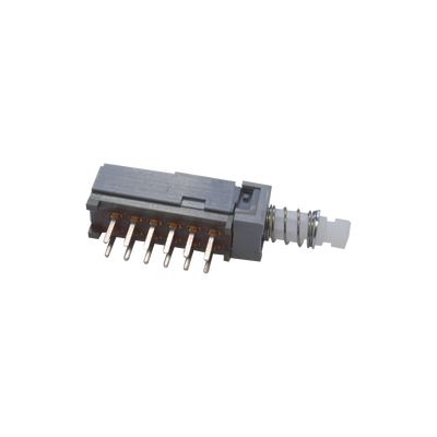 Interruptor deslizante / 0.2 A @ 30 V DC / 10,000 ciclos / 500 V AC dieléctrico / 50 mΩ contacto