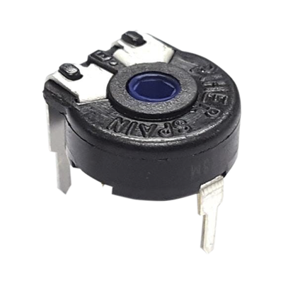 Potenciómetro de Carbón / 50 kΩ / 0.15 W / 10 mm / Montaje Horizontal / Ajuste Vertical / IP54