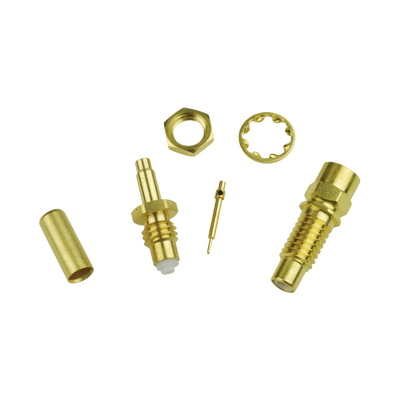 Conector Jack SMC / Anillo Plegable / Cable RG-316 / Montaje en Chasis
