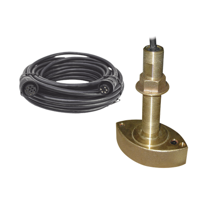 Kit de transductor / Frecuencia dual 50/200 kHz / Potencia 600 W / Cable 8 m (26.2 ft) / Conector 10 pin para sonda FURUNO / Bronce anticorrosión