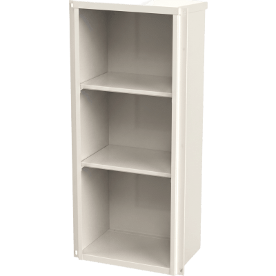 Gabinete Abierto de 3 Niveles / Sin Puerta / Uso Múltiple / Acero Galvanizado / 400 x 1060 x 300 mm