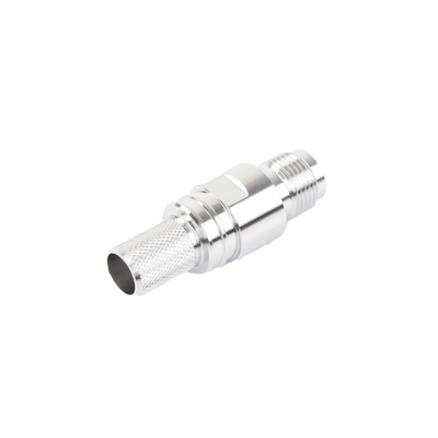 Conector RF TNC Hembra en Línea / Plegable con Pin Cautivo / Impedancia 50 Ω / Para Cable Coaxial RG-8/U y LMR-400