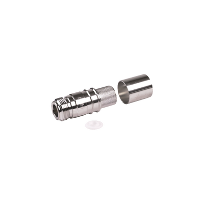 Conector Coaxial N Hembra / Plegable / Pin Cautivo Sin Soldadura / 50 Ohm / Para Cable LMR600-LP600