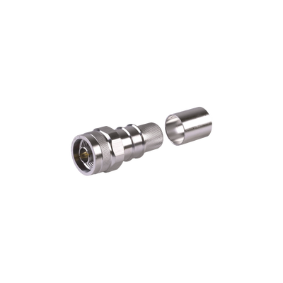 Conector Coaxial N Macho / Plegable / Pin Cautivo No Soldable / 50 Ohm / Para Cable LMR600, LP600