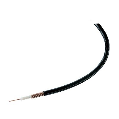Cable Coaxial HELIAX / 1/4 pulgada / 50 Ohms / Superflexible / Blindaje 100% Cobre / 7.4 mm OD / 0.24 ft Radio Curvatura