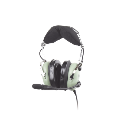 Auriculares de Aviación / Atenuación Pasiva NRR 23 dB / Micrófono Electret M-7A / Cable Bobina 5′ (1.5 m) / Conector U-174/U / Helicópteros