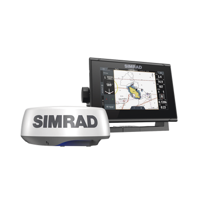 Kit de Radar y Pantalla Náutica / Alcance 36 Millas Náuticas / Rotación 60 RPM / Pantalla Táctil 7» / CHIRP y Escaneo Forward/Side/Down / NMEA 2000