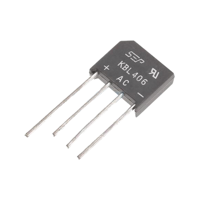 Puente Rectificador de Silicio / 4 A / 600 V / Monofásico / Encapsulado KBL
