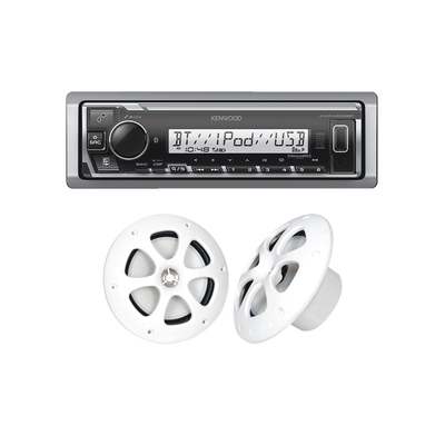 Receptor Marino con Bluetooth / Pantalla 255 Segmentos / 3 Pre-Out 4.0V / Woofer 6.5′ Resistente al Agua / Ecualizador 13 Bandas DTA / FM 87.9-107.9 MHz