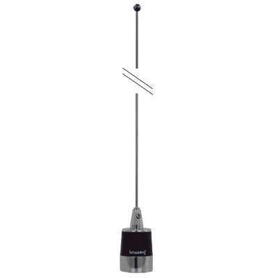 Kit de Antena VHF / 144-174 MHz / 3 dBi / 200 W / 124 cm / 5 m (16.4 ft) RG58 / Montaje NMO