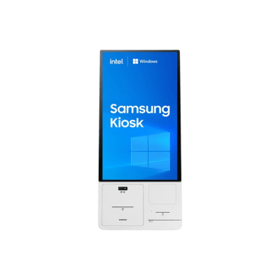 Kit de Kiosco con Pantalla de 24″ touch para punto de venta / Sistema Operativo Windows IoT / incluye impresora térmica en el Dockable CYKM24CPXZA / compatible con terminal bancaria