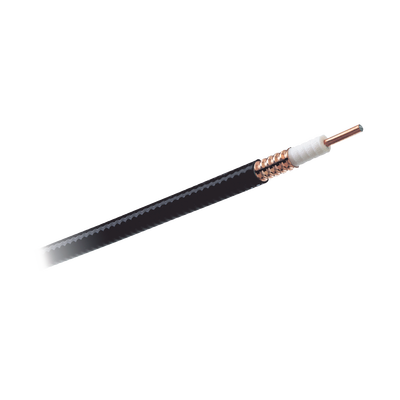Cable Coaxial Heliax / 1/2 Pulgada / Cobre Corrugado / 50 Ohms / 0.625 in OD / PE Negro