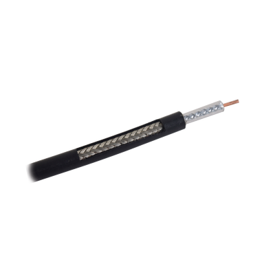 Cable Coaxial RF / 50 Ohm / Cobre Sólido / Blindaje 90 dB / Hasta 6 GHz / Factor de Velocidad 80%