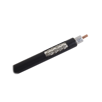 Cable coaxial RF / 1 metro (3.28 pies) / Blindaje 95% / Cobre puro / 6 GHz / Flexible