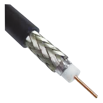 Cable Coaxial RG-8/X / 305m (1000 ft) / Baja Pérdida 4.5 dB/100m a 1 GHz / 50 Ohms / Triple Blindaje / Exterior UV