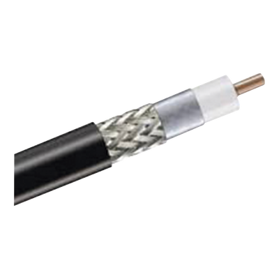 Cable Coaxial RG-8 / 305 m (1000 ft) / 50 Ohms / Conductor CCS / Malla CCS / Resistente UV