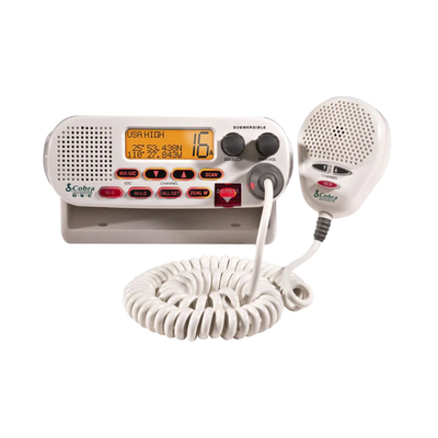 Radio Móvil Marino VHF Clase D / 25 W / 156.050-163.275 MHz / Canales Internacionales, Canadá y EE.UU. / DSC / Dual-Watch / 15.9 cm (6.25 in) Compacto