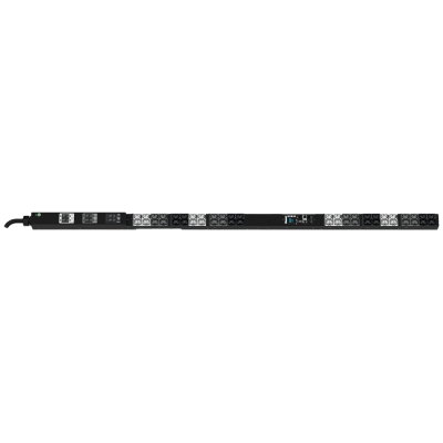 PDU G6 Monitoreable y Switchable (MS) para Distribución de Energía, Enchufe de Entrada IEC 60309 3P+N+E 6h 30A/32A, Con 24 Salidas C13/C15 y 24 C13/C15/C19/C21, de Instalación Vertical, 240 Vca, 32 Amp