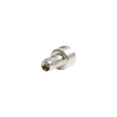 Adaptador RF Coaxial / Bronce Chapado en Plata / Contactos Centrales en Oro / Dieléctrico de Teflón / Configuración Flexible M-M, M-H, H-H
