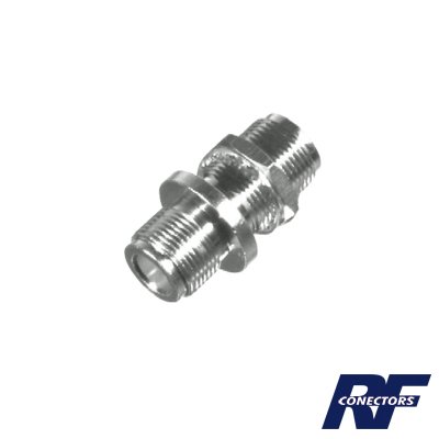 Adaptador de Chasis / Doble N Hembra / Montaje Frontal Doble D Plano / Cuerpo Plateado / Hermético